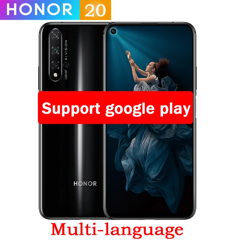 honor 20, honor 20, мобильный телефон Kirin 980, четыре ядра, 8 Гб ram, 128 ГБ ram, 6,2 дюймов, 3750 мАч, супер зарядка, Bluetooth