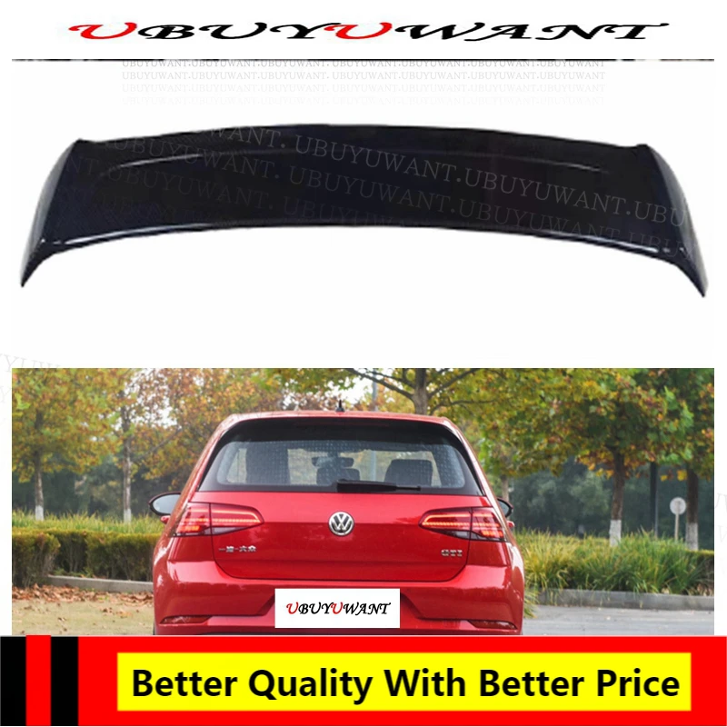 

For Volkswagen GOLF7 GTI MK7.5 2014-2018 Rear Roof Spoiler High Quality ABS Material Primer Color Car Tail Wing Decoration