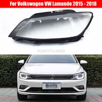 car headlight lens for volkswagen vw lamando 2015 2016 2017 2018 transparent car headlight headlamp lens auto shell cover