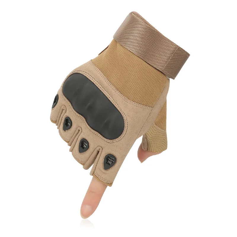 Тактические перчатки без пальцев уличные для кемпинга велоспорта мотоцикла