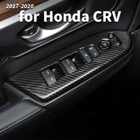 for honda crv cr v 2017 2018 2020 car interior door glass lifting panel decorative stickers crv inner handle button decoration m