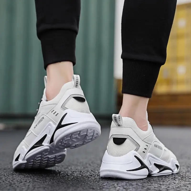 

INS Hot Fashion Summer High Quality Running Shoes Men Mesh Sport Sneakers Men Increased Old Dad Shoes Casual Sports Tide Shoes