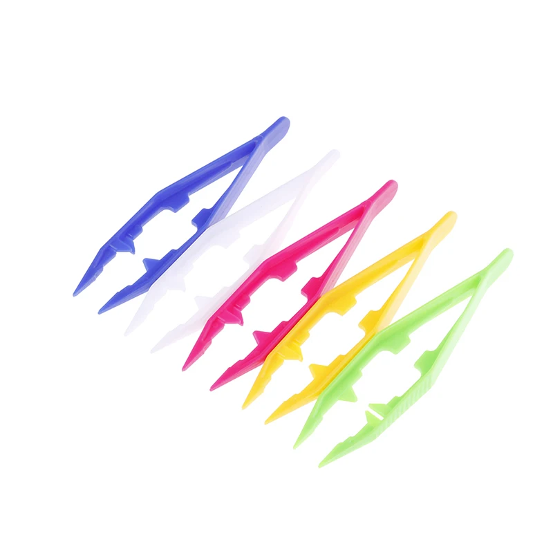 

1/5pcs Random Color Funny Durable Children Kids Tools Tweezers Kids' Craft for Perler Bead New Design