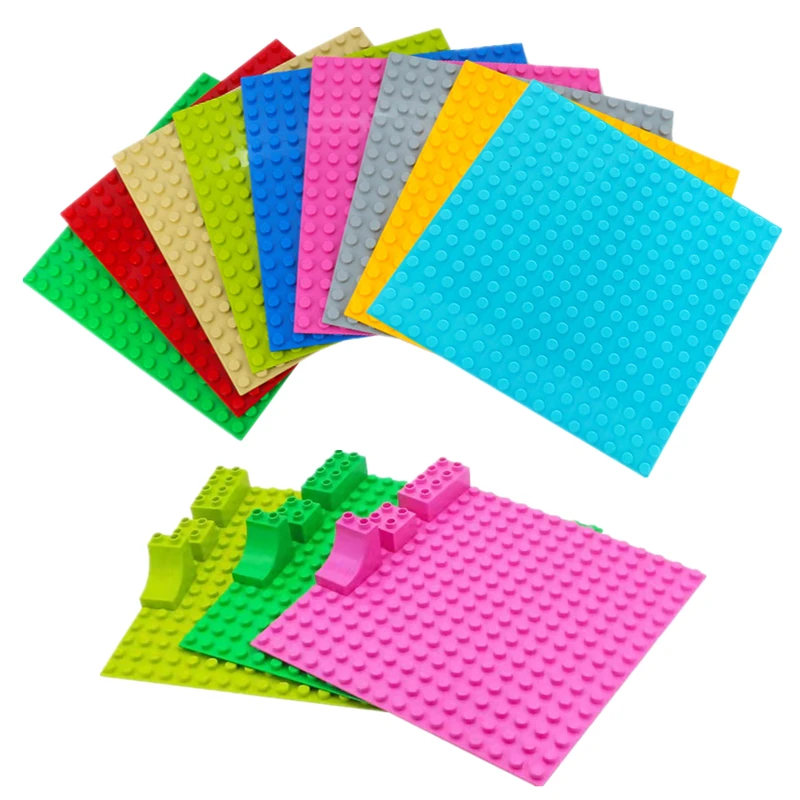 

16*16 точек большая Строительная основа стандартные большие кирпичи «сделай сам» Обучающие сборные креативные игрушки для детей Подарки для ...