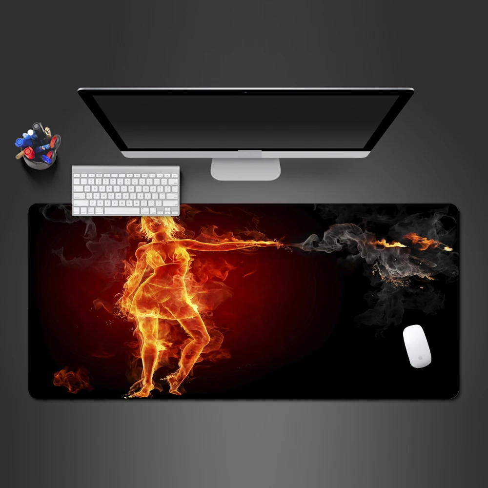 Креативный художественный коврик для мыши из натурального каучука игровой