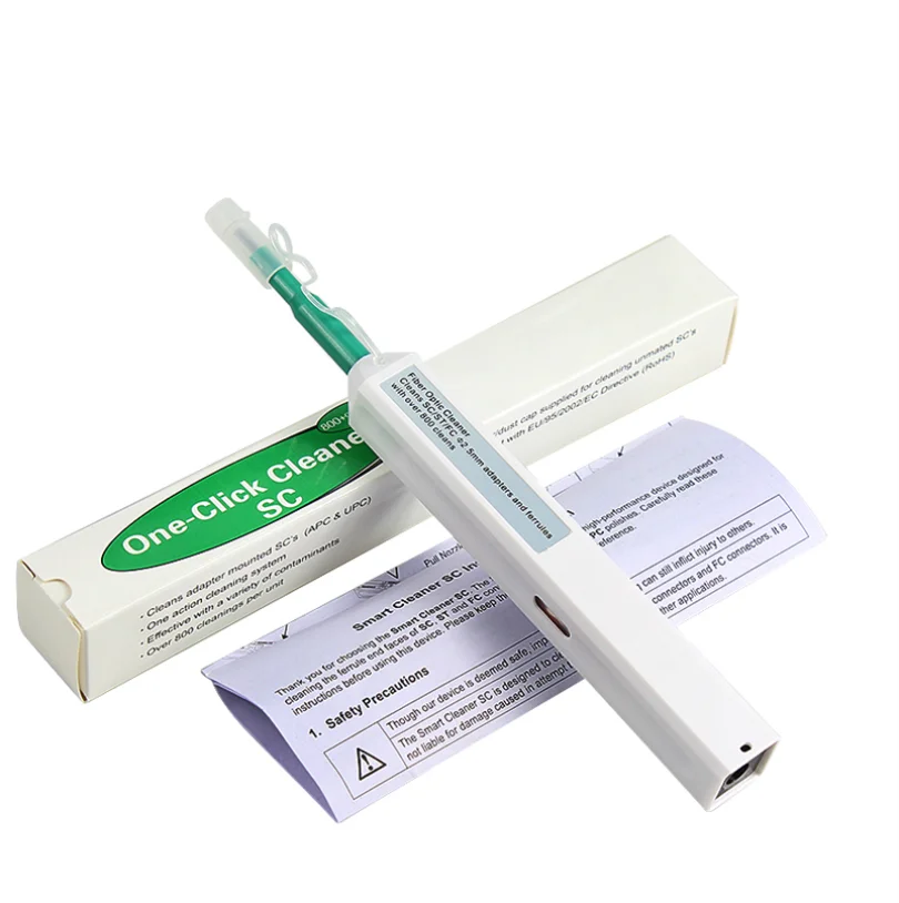 10 шт/упаковка волоконно оптический очиститель SC один клик Cleaner 2 5 мм