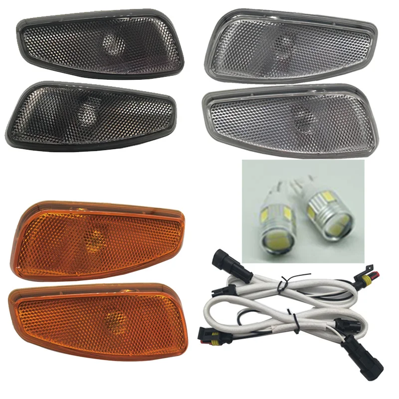 White/Orange/Smoke Turn Side Signals Light Cover For Jeep Renegade 2014-2016 Reflection WarningTurn Signal | Автомобили и