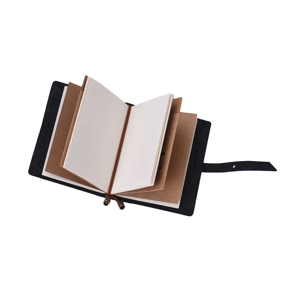 Кожаный винтажный рельефный рисунок однотонный блокнот в клетку бумажный