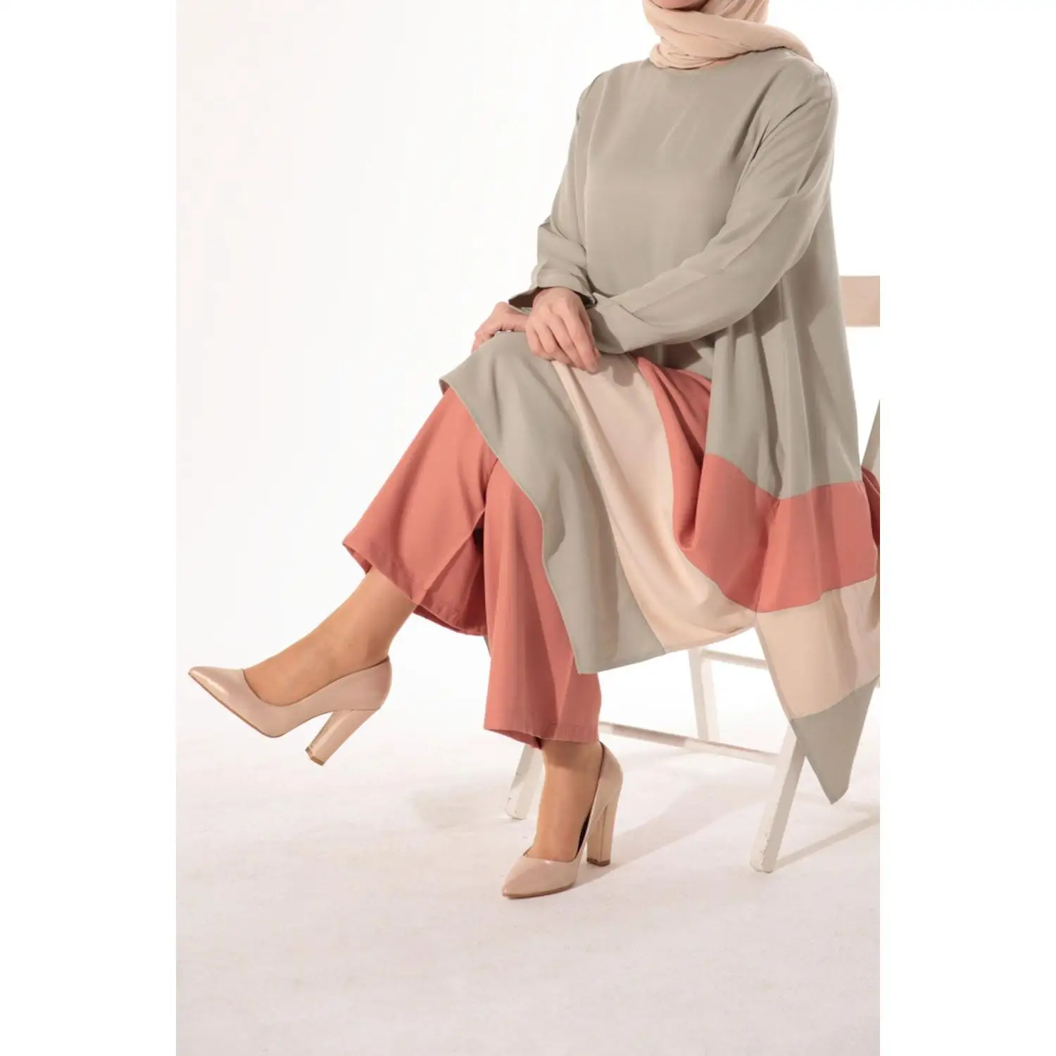 Хиджаб костюм со штанами | Женская одежда