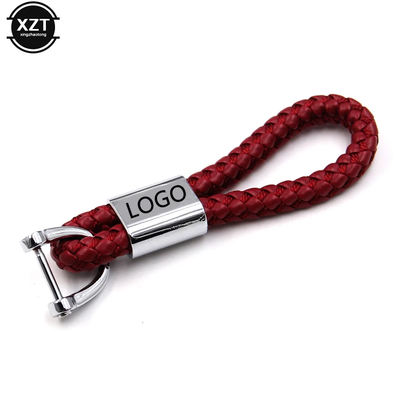 Новый кожаный + металлический автомобильный брелок для ключей и домашний