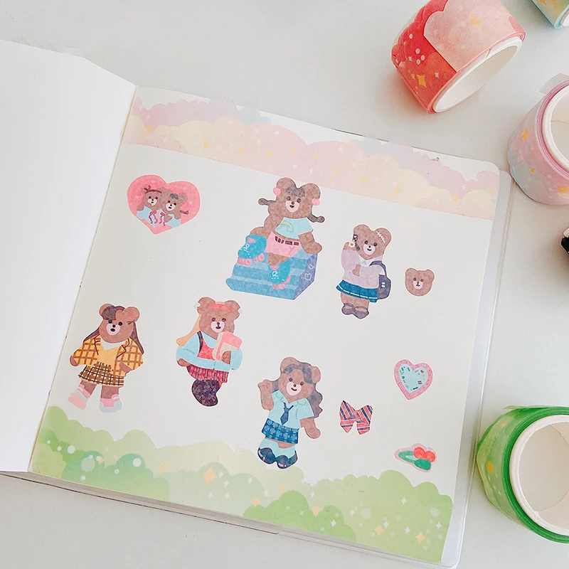 Милые облако звезды Ландшафтные васи ленты украшения Скрапбукинг DIY дневник