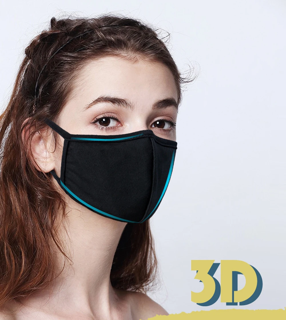 1 шт., хлопковая маска для лица с рисунком из аниме, 3D, зимние дышащие маски для мужчин и женщин, Пылезащитная маска для рта, унисекс