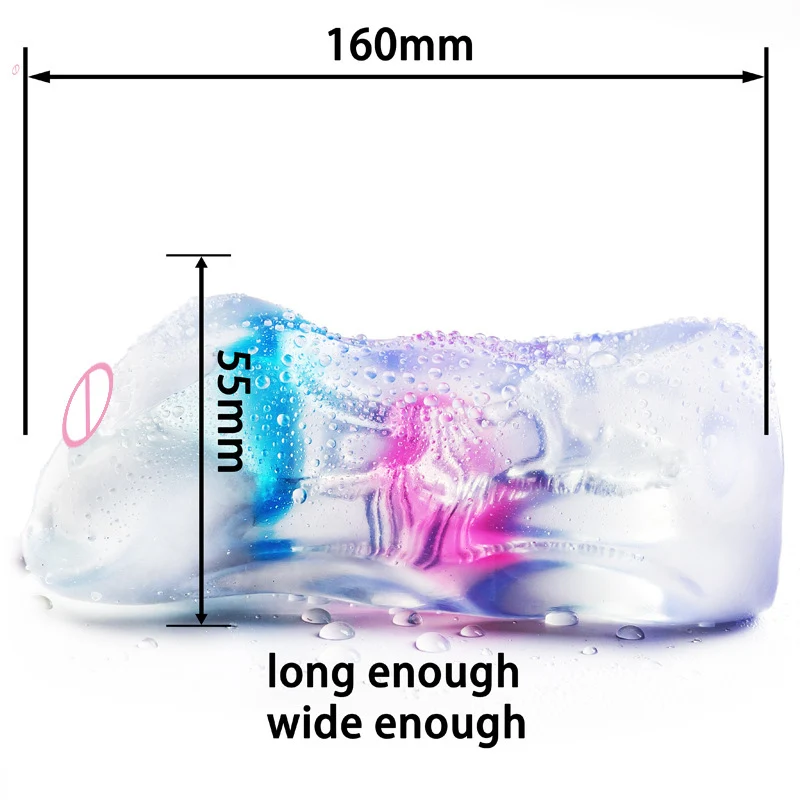 Секс-игрушки кукла прозрачная Вагина товары для взрослых мягкая Pudendal