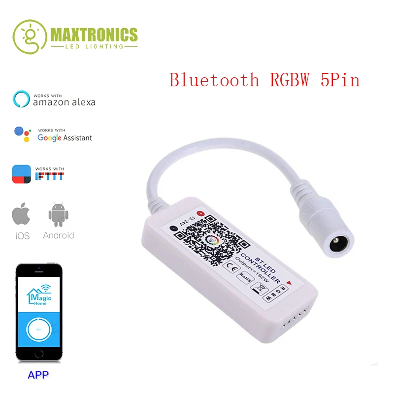Беспроводной контроллер Magic Home DC5V 12 В 24 Bluetooth Wi Fi RGB/RGBW ИК РЧ LED для 5050 WS2811 WS2812B Pixel