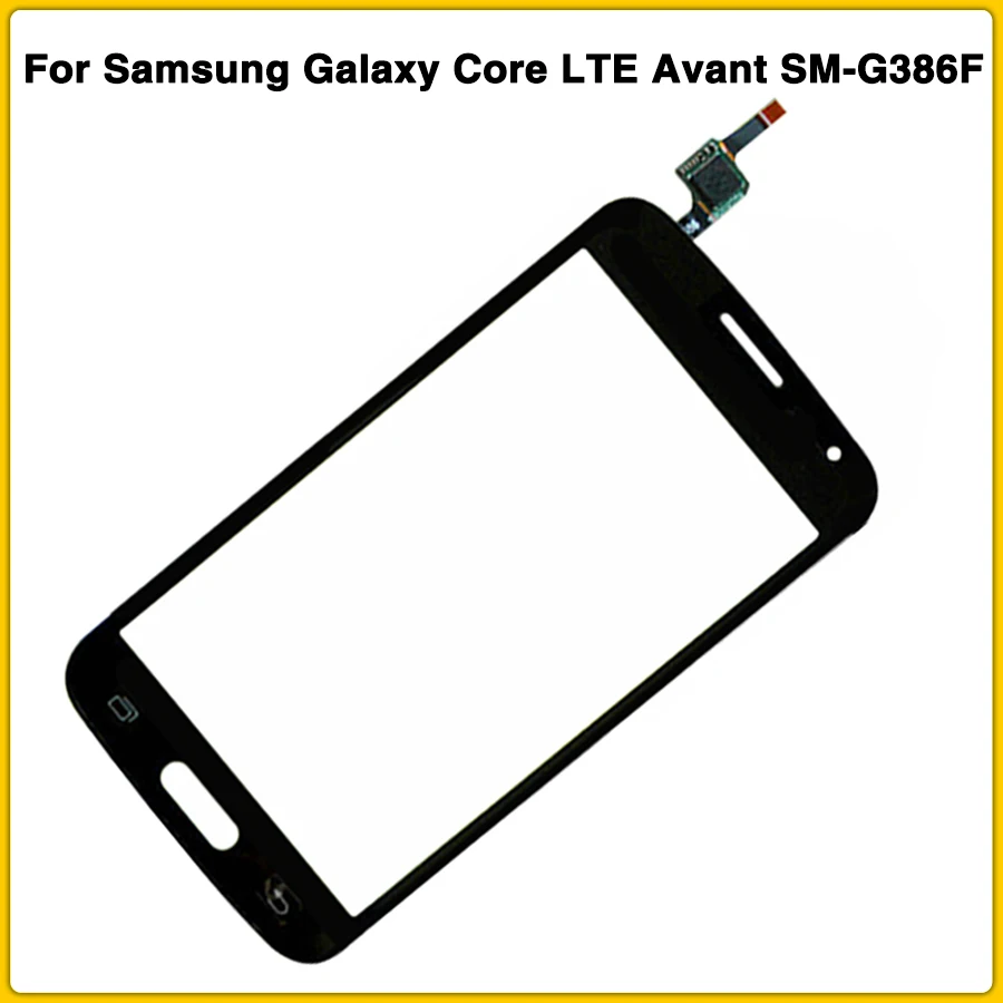 G386 сенсорный экран для samsung Galaxy Core LTE Avant SM-G386F G386 G386T DOUS сенсорный экран панель сенсор ЖК-дисплей Переднее стекло