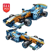 creator 511pcs formula racing car sets bricks city speed pull back racer vehicle building block model children toys kids gifts