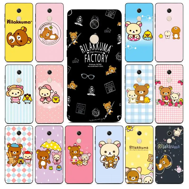 

MaiYaCa Rilakkuma Phone Case for Redmi Note 8 7 9 4 6 pro max T X 5A 3 10 lite pro