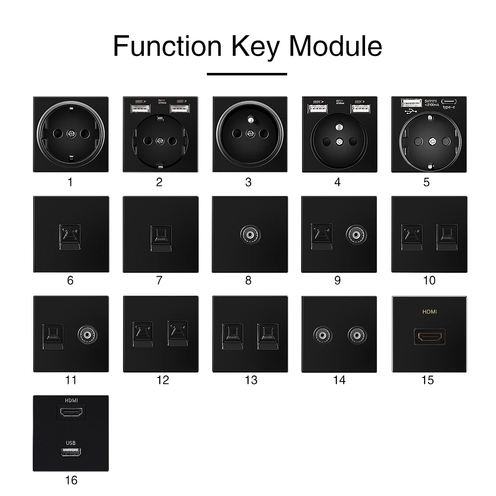 Светодиодная лампа для ног UBARO Индукционная с черным разъемом USB 5 В 2100 мА RJ45 /RJ11/TV