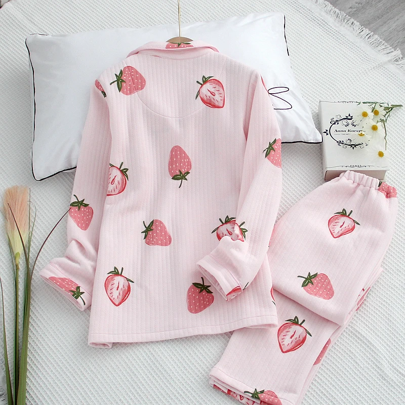 Хлопковая одежда для беременных/одежда сна мягкая теплая Пижама грудного