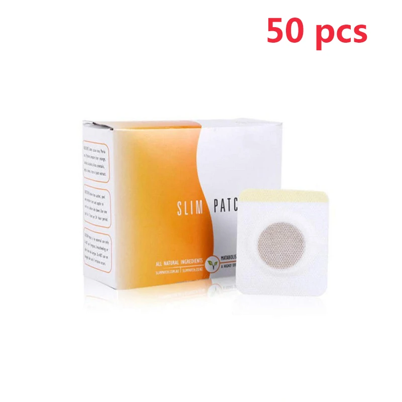 50pcs retail box 30 шт., тонкий пластырь для сжигания жира в животе, палочка для пупка, для похудения, для похудения, для сжигания жира, антицеллюлитный крем для живота, инструменты для подтяжки лица - Цвет: 50pcs retail box