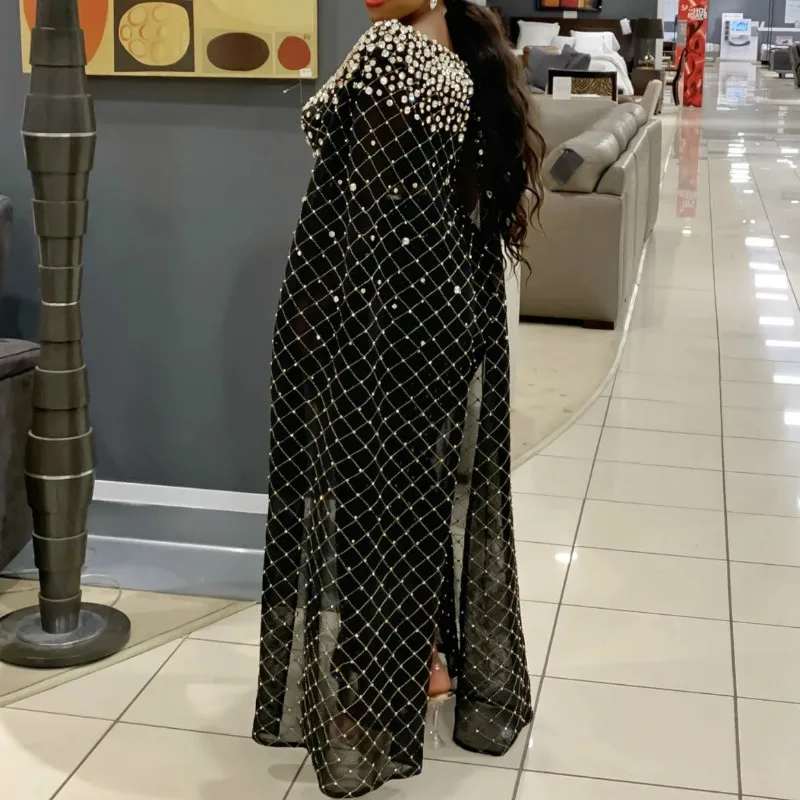 В африканском стиле Вечерние макси платья для женщин в вечернее платье с