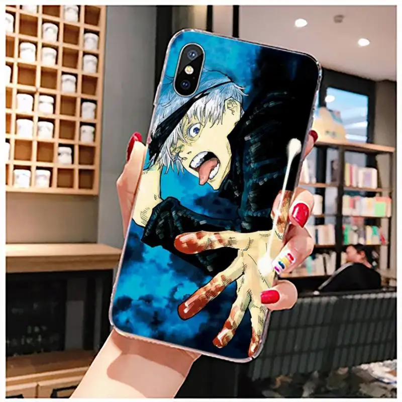 

jujutsu kaisen Anime cartoon horror Phone Case For iphone xiaomi 12 11 7 8 10 9 6 9t plus X XR XS Pro lite max3 Max Mini