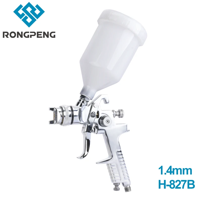 

RONGPENG H-827B Professional HVLP 1.4mm Nozzle Spray Gun Paint Airbrush Pneumatic Tools For Car Painting