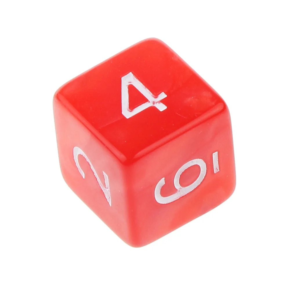 10 шт./компл. D6 D10 игра кубик для настольной игры вечерние азартные игры в кости игра цифровой с разноцветным стороны многогранные кубики