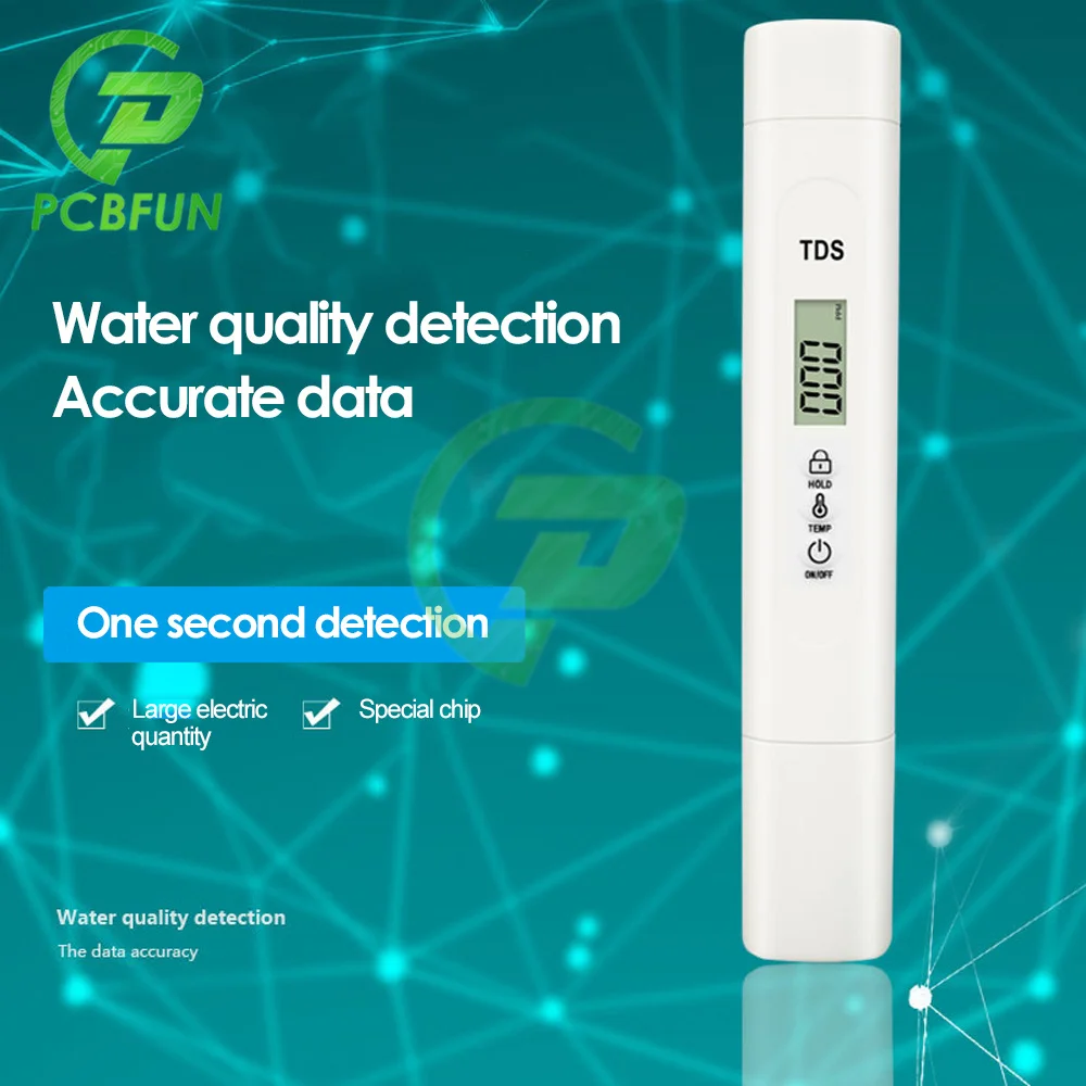 TDS-M1S ручка для тестирования качества воды портативная фоторучка со светодиодный