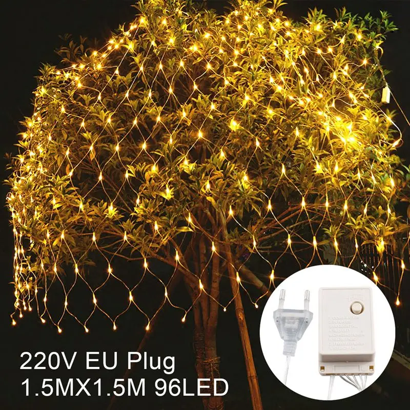 220V EU PLUG 1 Мяч/Фламинго светодиодный гирлянды Батарея гирлянда светодиодный украшения на Рождество для отдыха и вечеринок светодиодный свет декор для приготовления пищи на воздухе дома - Цвет: 220V EU PLUG 1
