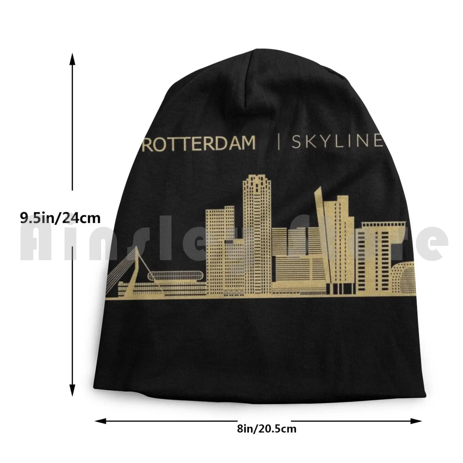 Роттердам Голдлайн Миський пейзаж Пуловер Кепка Удобная городской