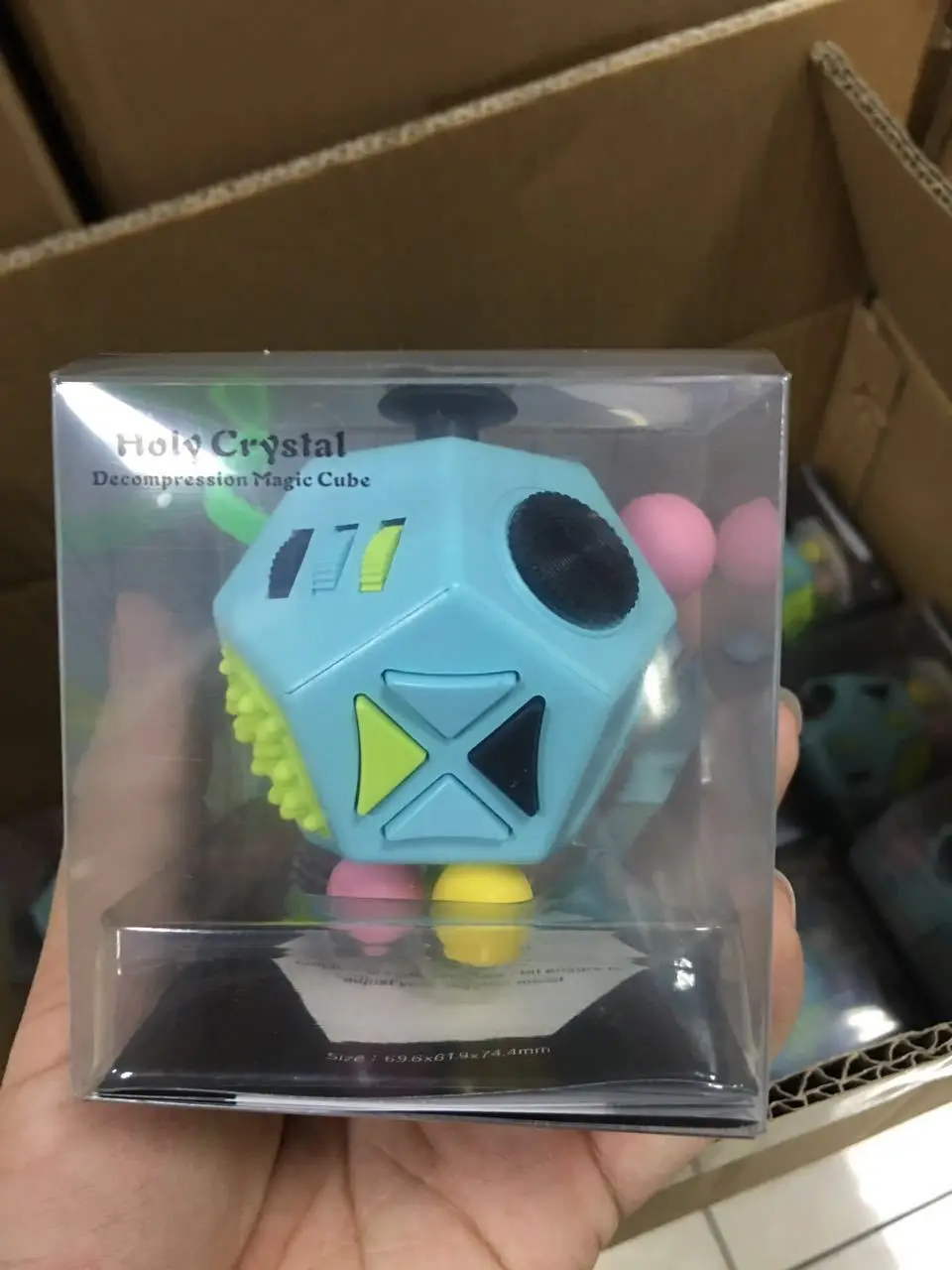 Party Favors Antistress Cube Toys Fidget Desktop Magic Anti Stress Decompression 6 Side Squeeze Funny Reliever | Дом и сад