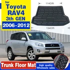 Аксессуары для Toyota RAV4 RAV-4 5 местный 2006 - 2012 задний багажник поднос для груза коврик для багажника напольный ковер 2007 2008 2009 2010 2011