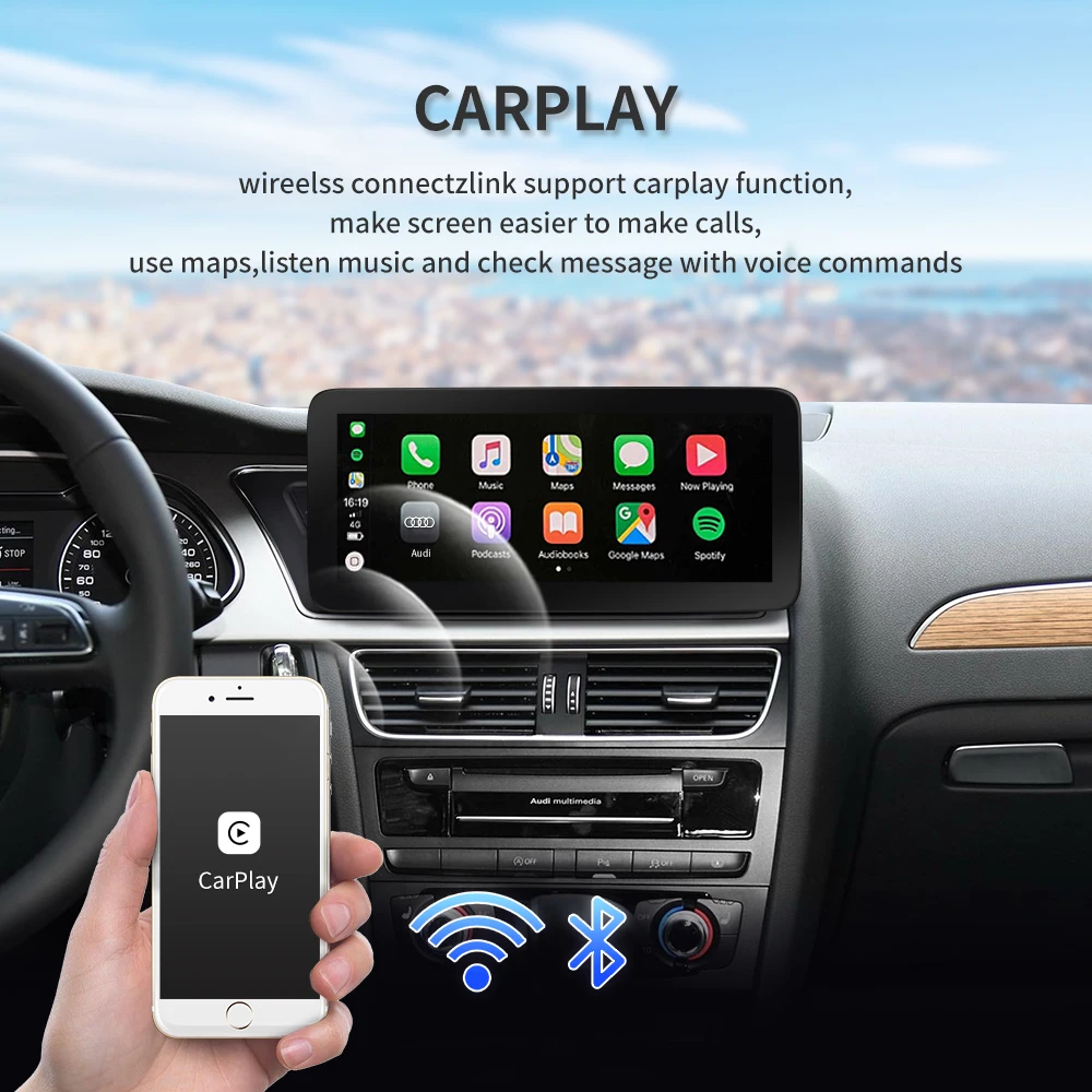8-ядерная Система Android 10 автомобильная модель для Audi A6 C6 Q7 Wi-Fi 4G Carplay 4 + 64 Гб ОЗУ BT GPS