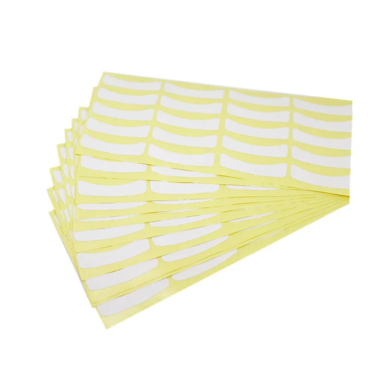 500pcs 500 пар/упак. бумажные наклейки для практики под накладками для глаз патчи удлинители для ресниц Инструменты для ресниц - Color: 500pcs