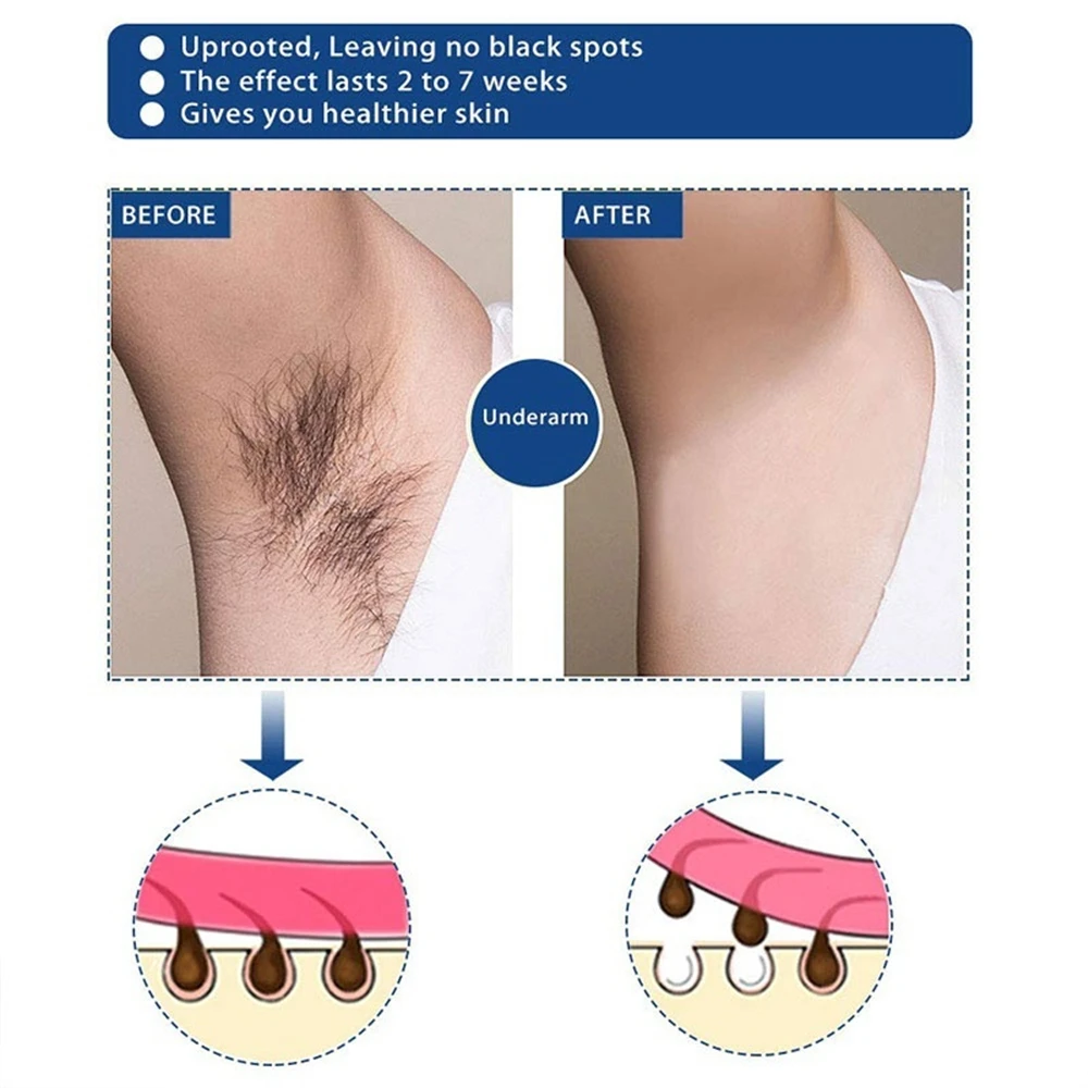 

Wax Heating Melting Machine Waxing Machine for Hair Removal Painless Hair Removing WaxBeans Heater Used OnBody for Men and Women