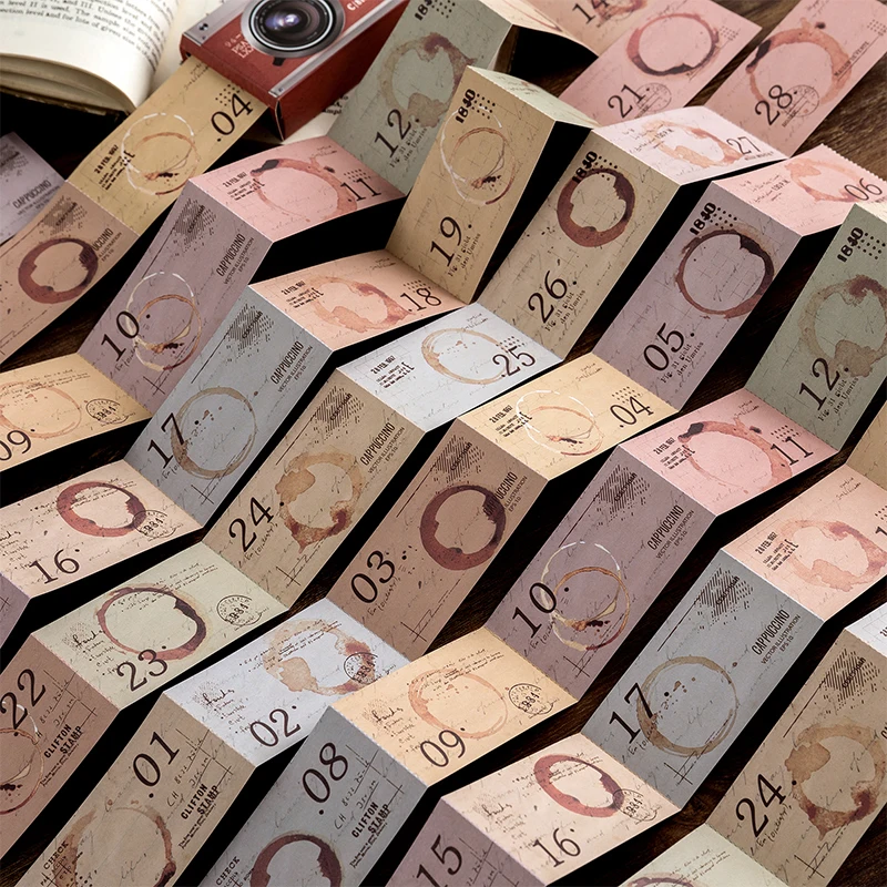 Творческий Винтаж печать этикеток для записи Бумага наклейки украшения DIY альбом