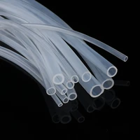 1 meter food grade transparent silicone flexible tubing 3mm 4 5 6 7 8 9 10 to 60mm out diameter high temp resistance hose