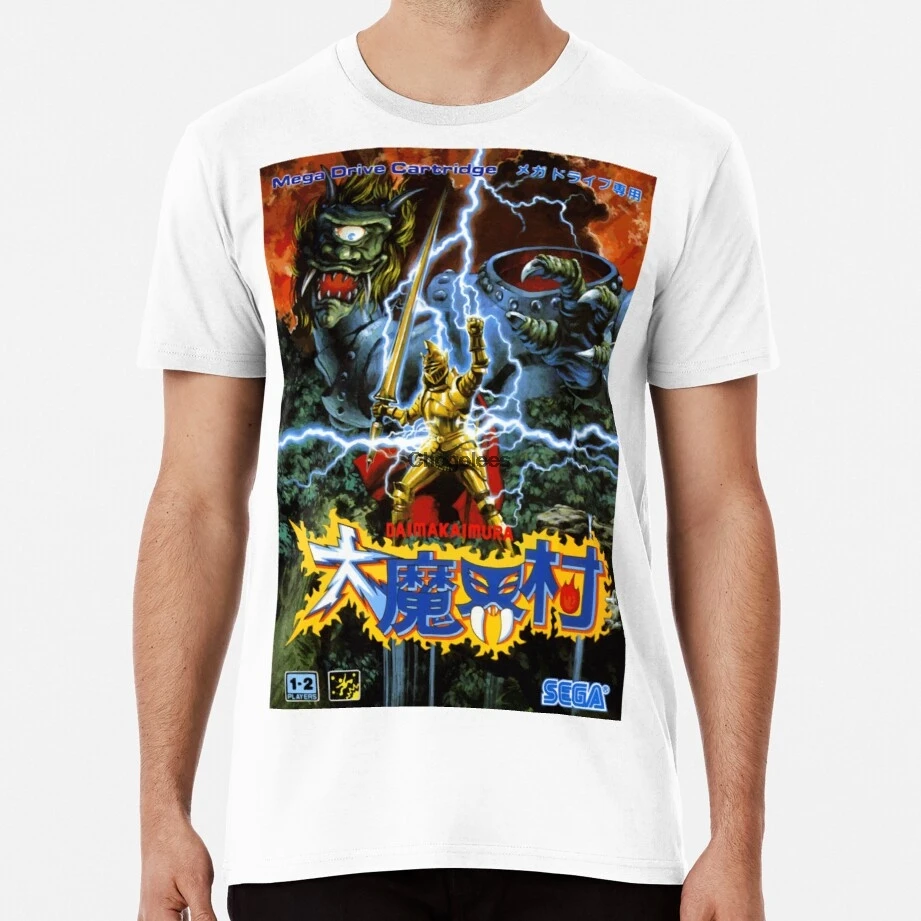Мужская рубашка Ghouls японская футболка Megadrive Box Art для женщин и мужчин - купить по