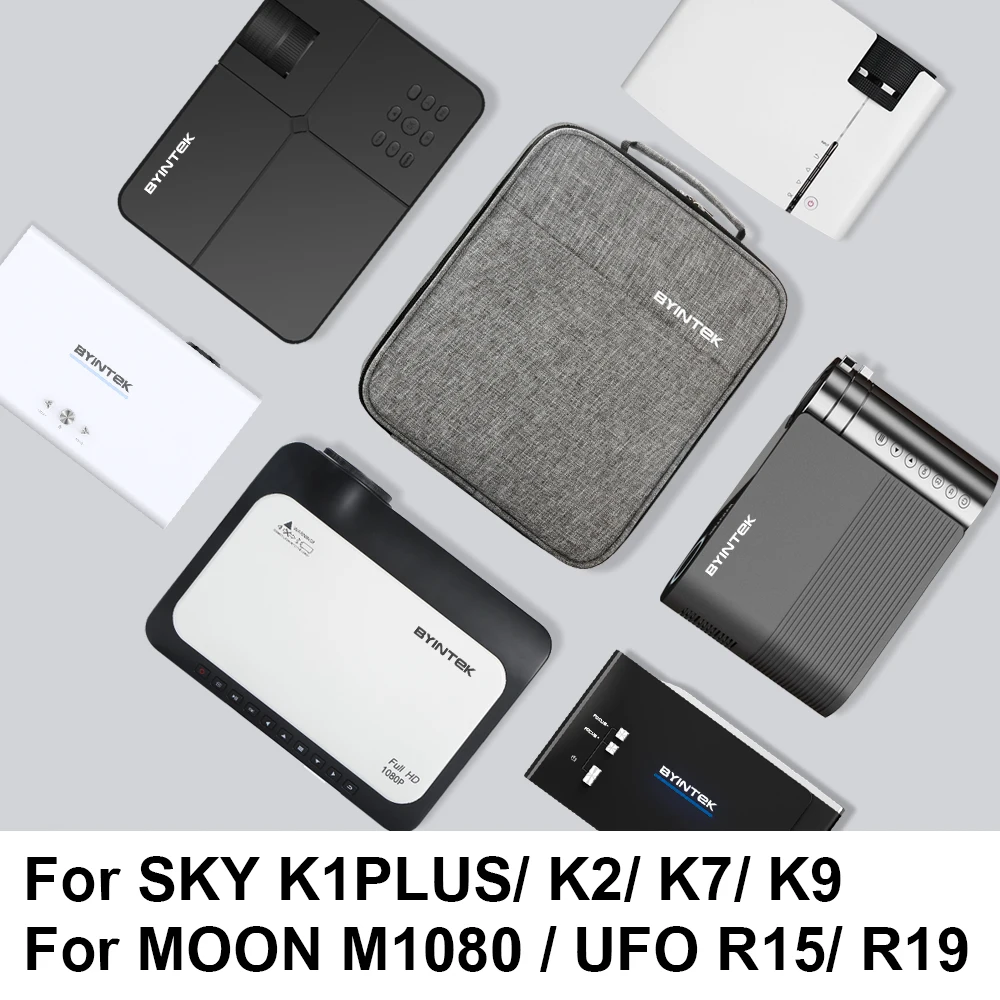 Чехол BYINTEK Projector Luxury дорожная сумка для SKY K1 K2 K7 K9 UFO R19 R15 U20 Pro XGIMI Z6 Z6X Halo MoGo JMGO P2