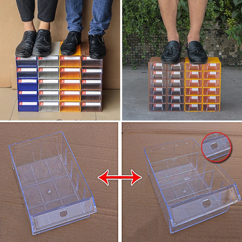 Комбинированный Шкаф из толстых пластиковых деталей ящики для конструктора | Дом