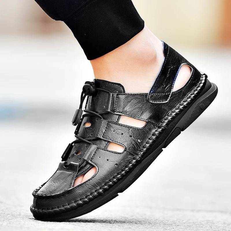 

Sandalen Heren Sandal Men Shoes Sandals For 2020 Sandalet Erkek Sandali Da Uomo Leather Sandel Sandalias Deportivas Beach