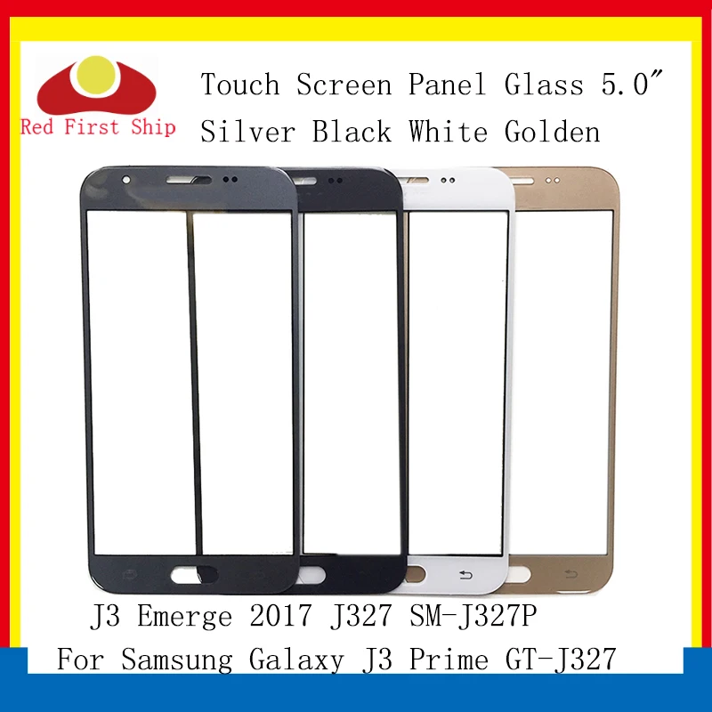 

10Pcs/lot Touch Screen For Samsung Galaxy J3 Prime J3 Emerge 2017 J327 SM-J327P Touch Panel Front Outer Glass J3 Prime LCD Glass