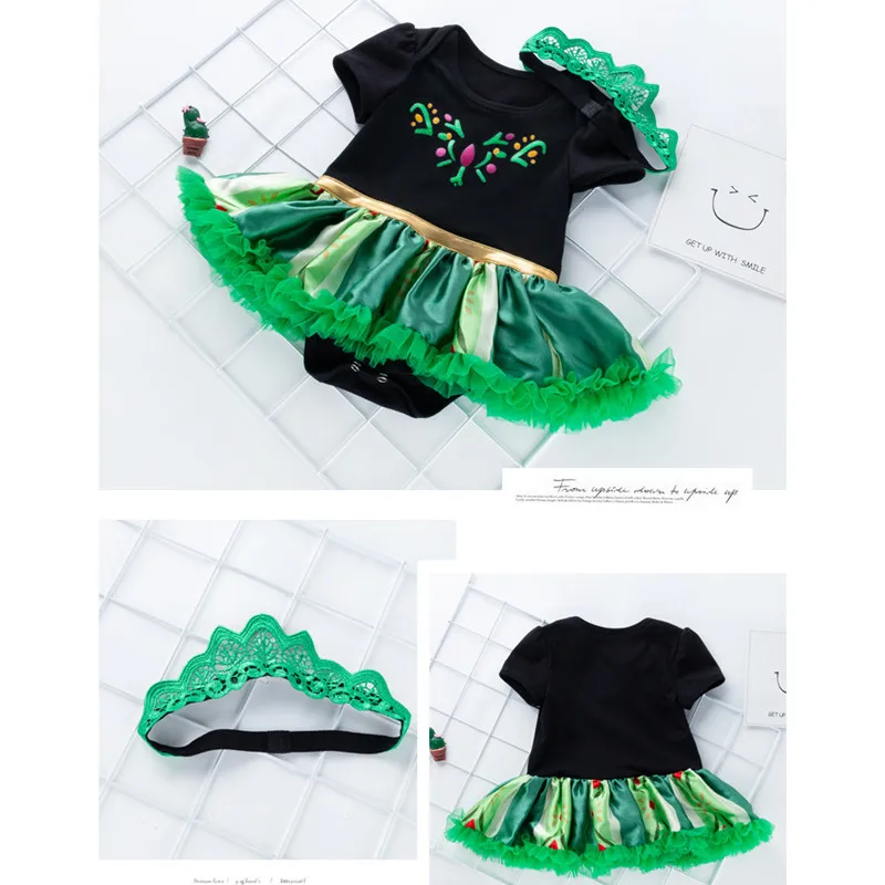 Платья для новорожденных девочек летнее платье пачка + повязка на голову одежда