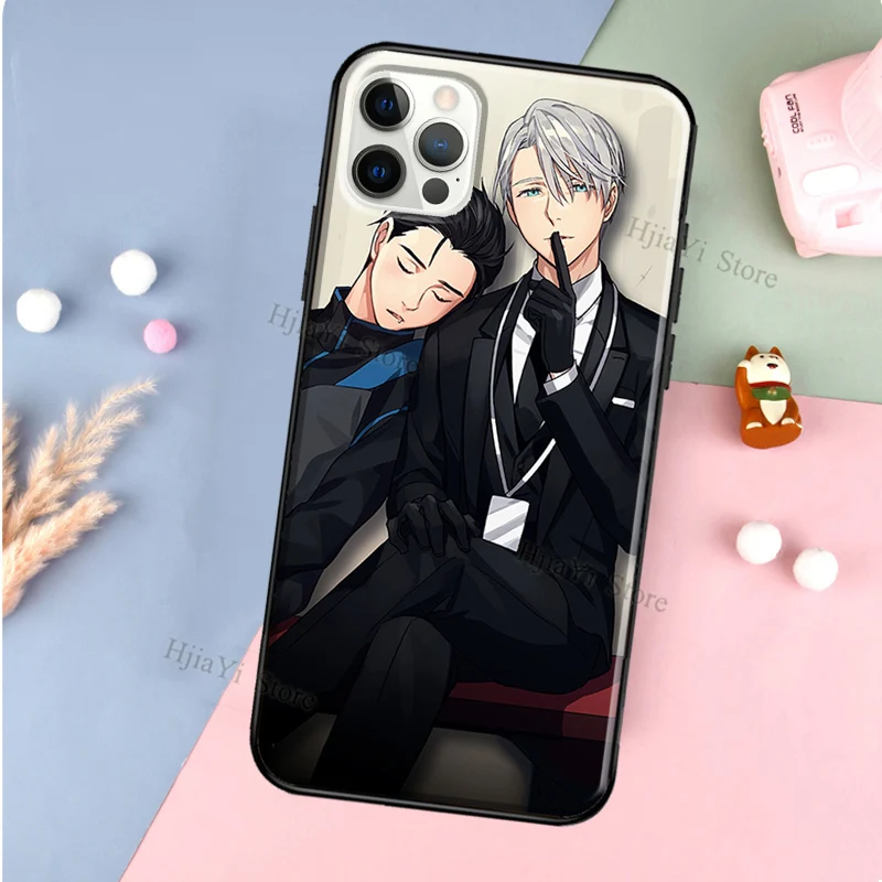 hot yuri on ice anime case for iphone 13 12 pro max 12 mini x xr xs max 11 pro max 7 8 plus se 2020 phone cover free global shipping