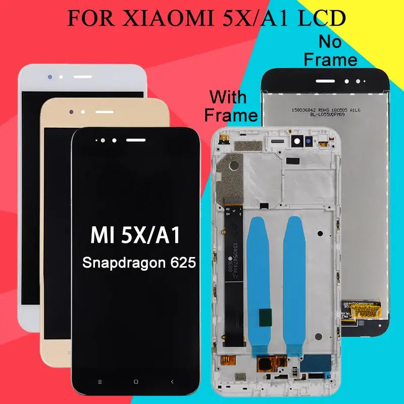 Catteny Mi5X ЖК экран для Xiaomi Mi A1 дисплей с сенсорным дигитайзером в сборе 5 дюймов MI 5X