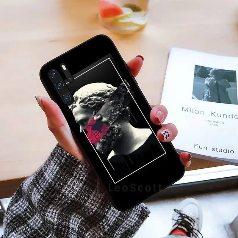 

Mona Lisa Art David Phone Cases For Huawei honor Mate mate P 10 9X 10i 20 30 40 y7 lite pro p smart 2019