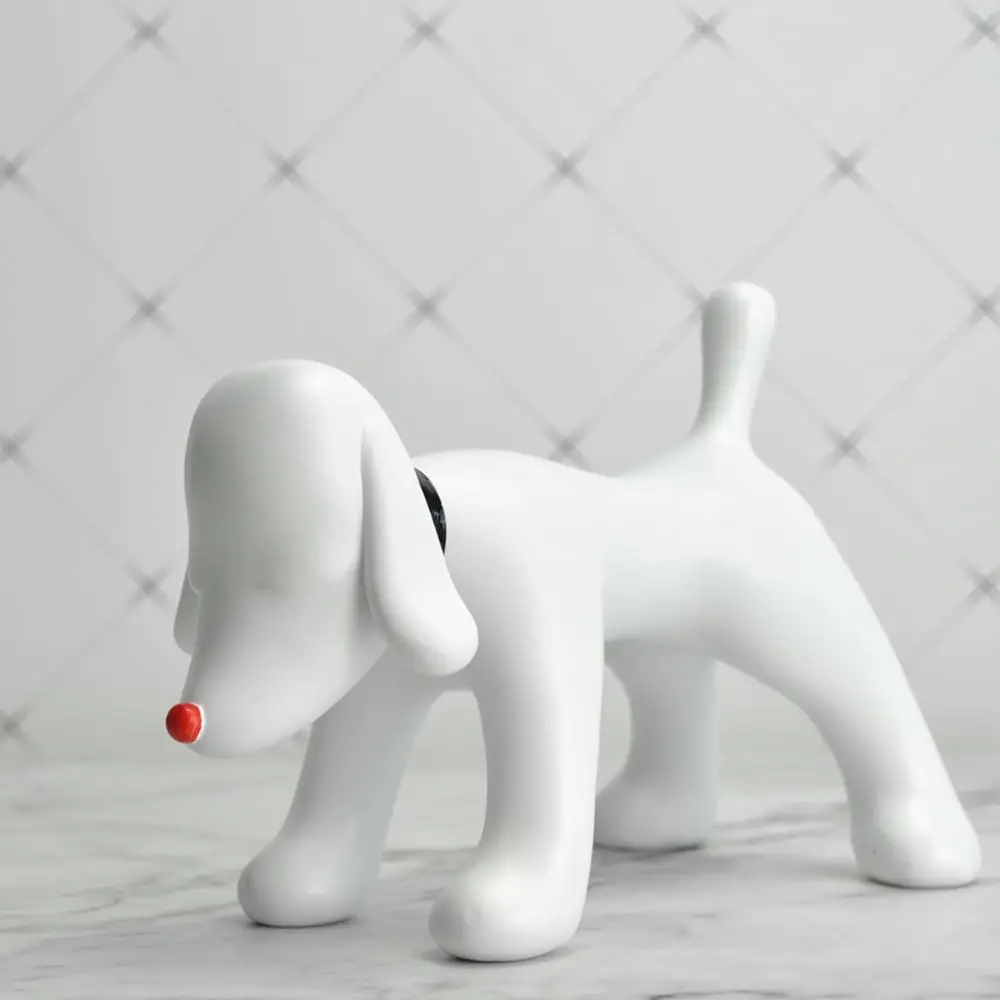 

Yoshitomo Nara Standing Dreaming Dog Animal Sulpture Resin Table Piece Home Decoration House Decor