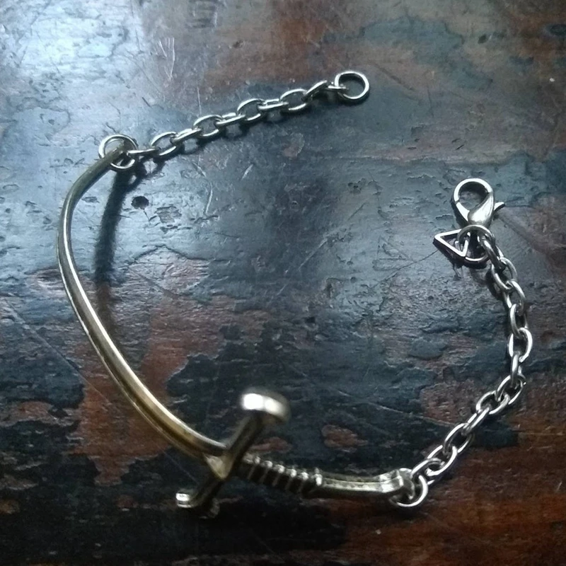 

New sword bracelet-dark gothic-witches-pagan-witchcraft-witch-rich black metal jewelry