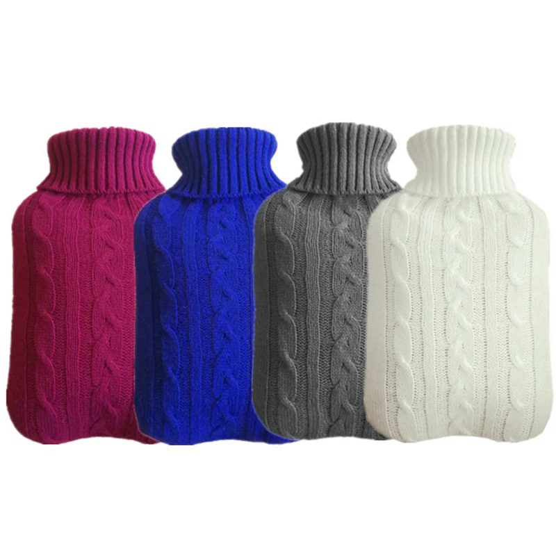 2000 мл сумка для горячей воды вязаный чехол большая ткань с водяным наполнением